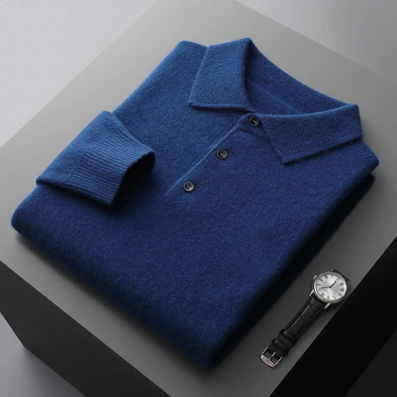 Maison Élégance™ | Pull Polo en Cachemire